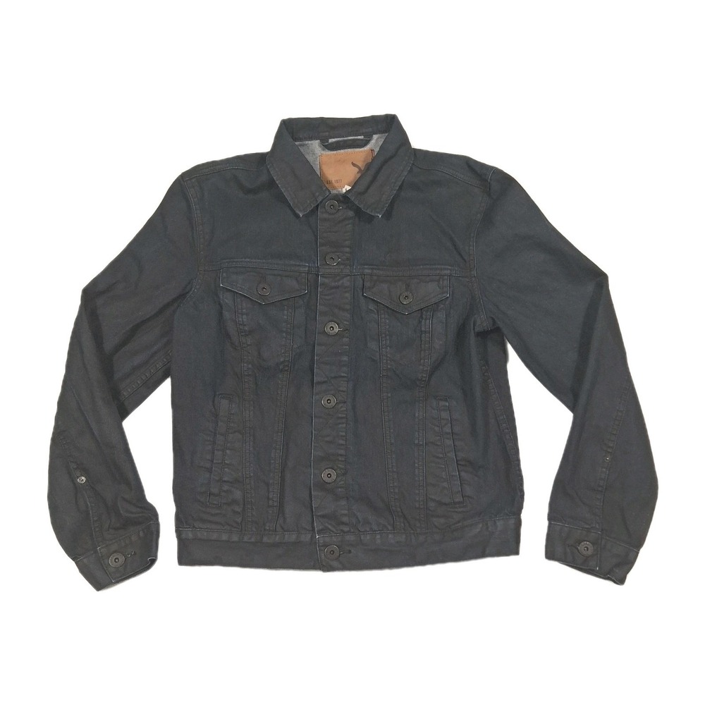 American Eagle‎ Outfitters Dark Wash Blue Denim Jacket Men's Size Medium M